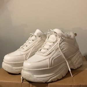Ankle-High Platform Sneaker